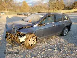2015 Volkswagen Golf SportWagen TDI SE with VIN 3VWCA7AU8FM506716, listed as a Copart auction lot 82121814 with 87,137 mi miles and Salvage Title. Bid and sale history available at carsss.com. Image 1.