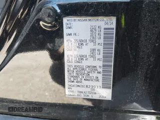 2014 Nissan Rogue SV with VIN 5N1AT2MV2EC823933, listed as a IAAI auction lot 41904128 with 86,731 mi miles. Bid and sale history available at carsss.com. Image 9.
