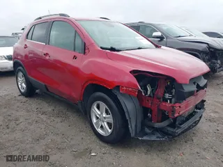 2015 Chevrolet Trax LT with VIN KL7CJRSB7FB197918, listed as a IAAI auction lot 41699832 with 131,343 mi miles. Bid and sale history available at carsss.com. Image 1.