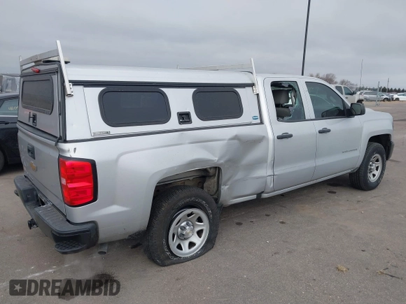 2017 Chevrolet Silverado 1500 Work Truck with VIN 1GCVKNEC3HZ266524, listed as a IAAI auction lot 41060574 with 138,002 mi miles. Bid and sale history available at carsss.com. Image 4.