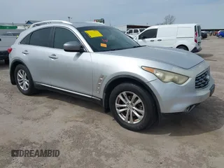 2009 Infiniti FX with VIN JNRAS18U79M100386, listed as a IAAI auction lot 41738262 with 155,265 mi miles and . Bid and sale history available at DreamBid. Image 1.