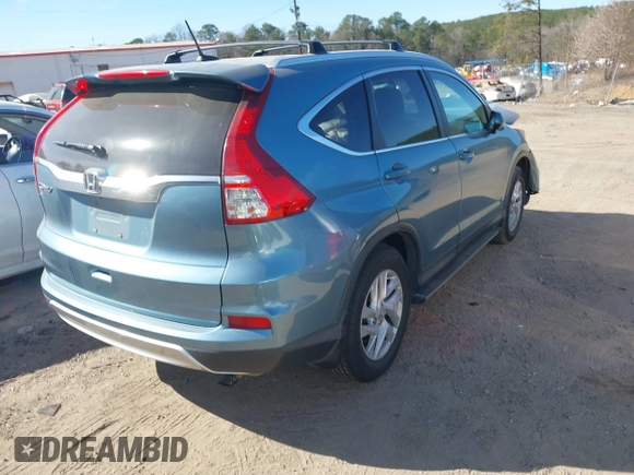 2015 Honda CR-V EX-L with VIN 2HKRM3H74FH535407, listed as a IAAI auction lot 41687353 with 154,881 mi miles and . Bid and sale history available at carsss.com. Image 4.