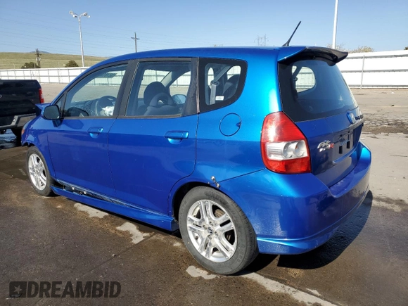 2007 Honda Fit Sport with VIN JHMGD38607S004236, listed as a Copart auction lot 52781415 with 313,559 mi miles and Salvage Title. Bid and sale history available at carsss.com. Image 2.