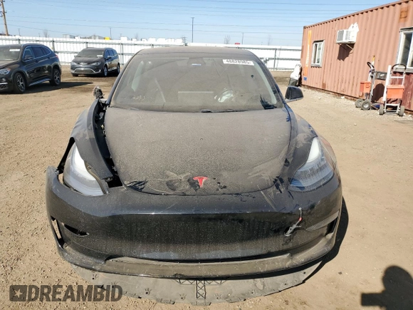 2018 Tesla Model 3 Long Range Battery with VIN 5YJ3E1EA5JF038770, listed as a Copart auction lot 48828985 with 116,641 mi miles and Salvage Title. Bid and sale history available at DreamBid. Image 5.