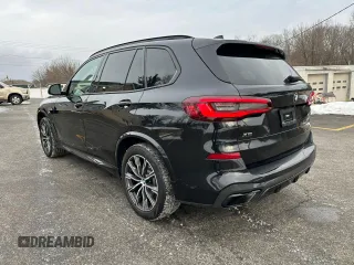 2022 BMW X5 M50i with VIN 5UXJU4C06N9J73373, listed as a Copart auction lot 43706345 with 108,320 mi miles and Clean Title. Bid and sale history available at carsss.com. Image 2.