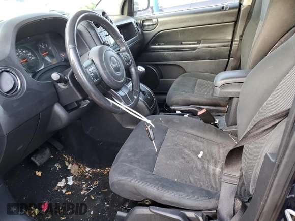 2013 Jeep Compass Latitude with VIN 1C4NJDEB4DD119060, listed as a Copart auction lot 84565434 with 151,225 mi miles and Salvage Title. Bid and sale history available at carsss.com. Image 7.
