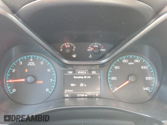 2017 Chevrolet Colorado 2WD WT with VIN 1GCHSBEA3H1243107, listed as a Copart auction lot 50242205 with 117,104 mi miles and Salvage Title. Bid and sale history available at carsss.com. Image 9.