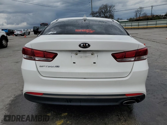 2017 Kia Optima LX with VIN KNAGT4L39H5174955, listed as a Copart auction lot 51439655 with 89,325 mi miles and Salvage Title. Bid and sale history available at carsss.com. Image 6.