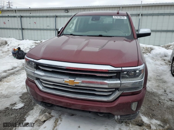2017 Chevrolet Silverado 1500 High Country with VIN 3GCUKTEJ1HG395389, listed as a Copart auction lot 87670675 with 153,400 mi miles and Clean Title. Bid and sale history available at carsss.com. Image 5.