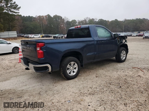 2022 Chevrolet Silverado 1500 Work Truck with VIN 3GCNAAEK2NG505060, listed as a Copart auction lot 78815714 with 56,600 mi miles and Salvage Title. Bid and sale history available at DreamBid. Image 3.