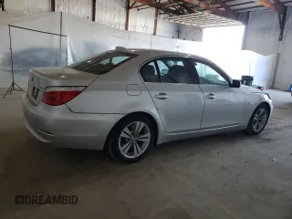 2009 BMW 5 Series 528i with VIN WBANU53569C119324, listed as a Copart auction lot 50292185 with 61,506 mi miles and Salvage Title. Bid and sale history available at carsss.com. Image 3.