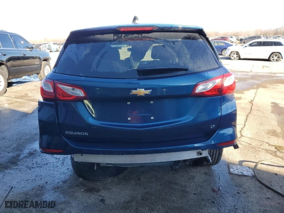 2020 Chevrolet Equinox LT with VIN 3GNAXJEV2LL263311, listed as a Copart auction lot 42053285 with 0 mi miles and Salvage Title. Bid and sale history available at carsss.com. Image 6.