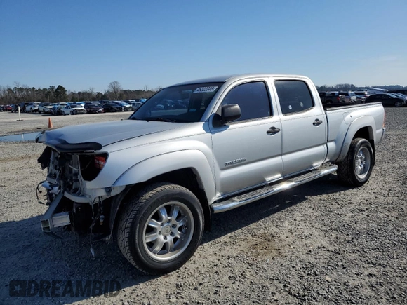 2005 Toyota Tacoma PreRunner with VIN 5TEKU72N75Z020039, listed as a Copart auction lot 46222845 with 106,820 mi miles and Salvage Title. Bid and sale history available at carsss.com. Image 1.