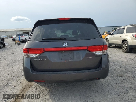 2016 Honda Odyssey Touring Elite with VIN 5FNRL5H99GB095233, listed as a Copart auction lot 51864215 with 152,009 mi miles and Salvage Title. Bid and sale history available at carsss.com. Image 6.