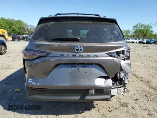 2024 Toyota Sienna XLE with VIN 5TDYSKFC1RS149845, listed as a Copart auction lot 54313515 with 10,753 mi miles and Salvage title. Bid and sale history available at DreamBid. Image 6.