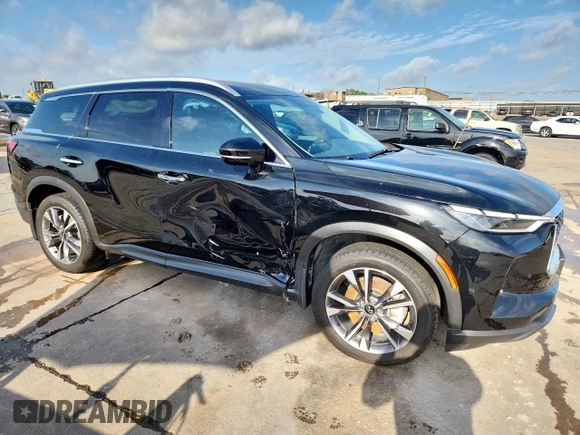 2022 Infiniti QX60 Luxe с VIN 5N1DL1FR8NC340129, выставлен на аукционе Copart как лот 58943535 с пробегом 34 072 миль миль и Списание • Salvage title. История ставок и продаж доступна на DreamBid. Изображение 4.