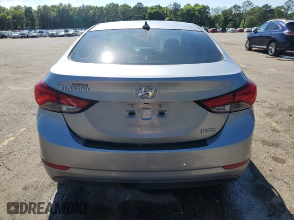 2016 Hyundai Elantra SE with VIN 5NPDH4AE5GH661936, listed as a Copart auction lot 53137545 with 141,379 mi miles and Salvage title. Bid and sale history available at DreamBid. Image 6.