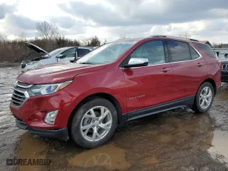 2020 Chevrolet Equinox Premier with VIN 3GNAXNEV4LS628259, listed as a Copart auction lot 44432045 with 87,919 mi miles and Salvage Title. Bid and sale history available at carsss.com. Image 1.