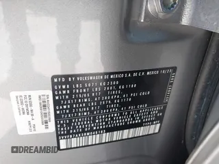2024 Volkswagen Tiguan S с VIN 3VVFB7AX3RM045163, выставлен на аукционе IAAI как лот 41280613 с пробегом 7 705 миль миль и . История ставок и продаж доступна на DreamBid. Изображение 9.