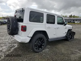 2021 Jeep Wrangler Unlimited Sahara with VIN 1C4HJXEG1MW504154, listed as a Copart auction lot 51131825 with 29,146 mi miles and Salvage title. Bid and sale history available at DreamBid. Image 3.