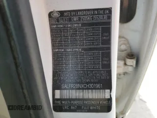 2012 Land Rover LR2 HSE z VIN SALFR2BNXCH301961, wystawiony jako Copart lot #87273934 z przebiegiem 106 231 mil mil oraz Szkoda całkowita • Salvage title. Historia ofert i sprzedaży dostępna na DreamBid. Obrazek 13.