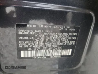 2016 Subaru Forester 2.5i Premium with VIN JF2SJAGC5GH557396, listed as a Copart auction lot 53109255 with 107,409 mi miles and Salvage Title. Bid and sale history available at carsss.com. Image 14.