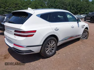 2025 Genesis GV80 Standard with VIN KMUHFESB8SU267537, listed as a IAAI auction lot 42665736 with 9,404 mi miles and . Bid and sale history available at DreamBid. Image 4.