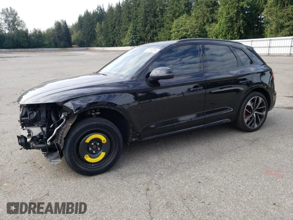 2021 Audi SQ5 Premium Plus with VIN WA1B4AFY0M2027218, listed as a Copart auction lot 67285314 with 35,310 mi miles and Salvage Title. Bid and sale history available at carsss.com. Image 1.