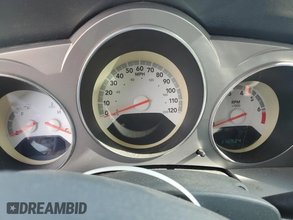 2008 Dodge Avenger SXT with VIN 1B3LC56KX8N299636, listed as a Copart auction lot 53743195 with 116,924 mi miles and Salvage Title. Bid and sale history available at DreamBid. Image 9.