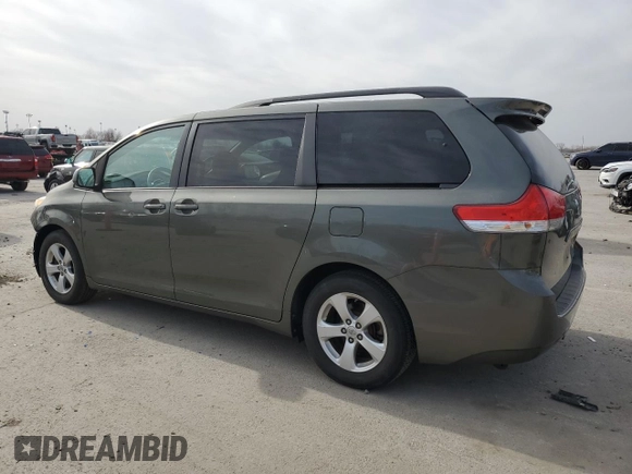 2012 Toyota Sienna LE AAS with VIN 5TDKK3DC4CS198592, listed as a Copart auction lot 49094425 with 113,365 mi miles and Salvage Title. Bid and sale history available at carsss.com. Image 2.