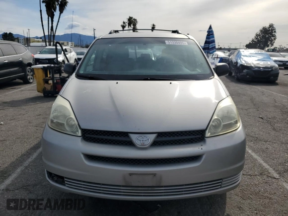 2005 Toyota Sienna CE с VIN 5TDZA23C05S281193, выставлен на аукционе Copart как лот 51330495 с пробегом 217 402 миль миль и Чистый • Clean title. История ставок и продаж доступна на DreamBid. Изображение 5.