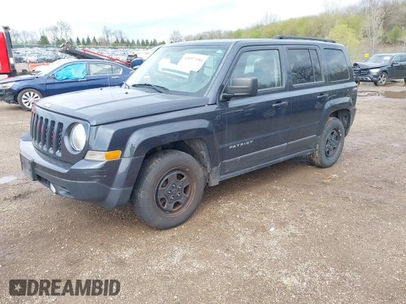 2014 Jeep Patriot Sport with VIN 1C4NJPBB6ED906017, listed as a IAAI auction lot 42097186 with 203,896 mi miles. Bid and sale history available at carsss.com. Image 17.