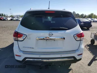 2015 Nissan Pathfinder S with VIN 5N1AR2MN3FC708211, listed as a Copart auction lot 55421345 with 159,217 mi miles and Salvage title. Bid and sale history available at DreamBid. Image 6.