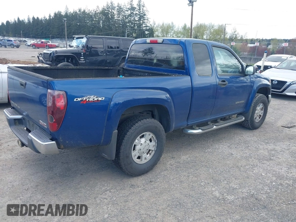 2005 GMC Canyon SLE Z85 with VIN 1GTDT196558291075, listed as a IAAI auction lot 41981419 with 196,825 mi miles. Bid and sale history available at carsss.com. Image 4.