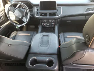 2022 GMC Yukon AT4 with VIN 1GKS2CKL8NR164924, listed as a Copart auction lot 75658914 with 0 mi miles and Salvage Title. Bid and sale history available at carsss.com. Image 8.