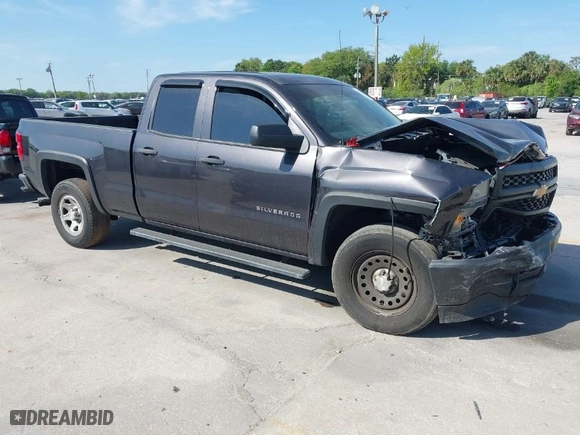 2014 Chevrolet Silverado 1500 Work Truck with VIN 1GCRCPEH0EZ268667, listed as a IAAI auction lot 41779641 with 91,097 mi miles. Bid and sale history available at carsss.com. Image 1.