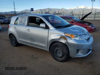 2008 Scion xD with VIN JTKKU10468J001156, listed as a Copart auction lot 47667105 with 78,991 mi miles and Salvage Title. Bid and sale history available at carsss.com. Image 4.