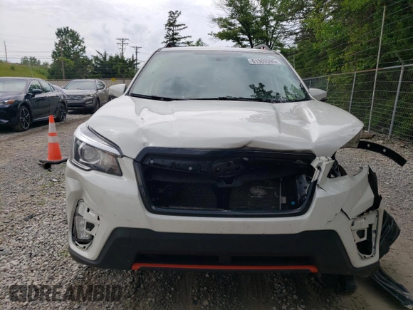 2020 Subaru Forester Special Sports with VIN JF2SKARC0LH608811, listed as a Copart auction lot 61369395 with 58,326 mi miles and Salvage title. Bid and sale history available at DreamBid. Image 5.