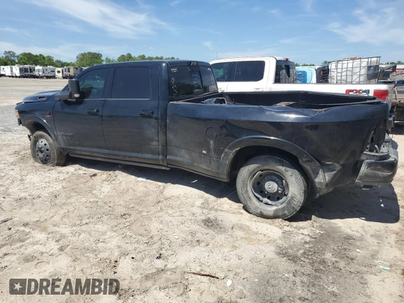 2021 Ram 3500 Laramie with VIN 3C63RRJL3MG576917, listed as a Copart auction lot 51473085 with 79,176 mi miles and Non Repairable. Bid and sale history available at carsss.com. Image 2.