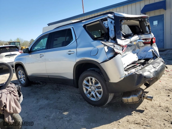 2021 Chevrolet Traverse LT Cloth with VIN 1GNERGKW6MJ203861, listed as a Copart auction lot 49358005 with 46,129 mi miles and Non Repairable. Bid and sale history available at carsss.com. Image 2.