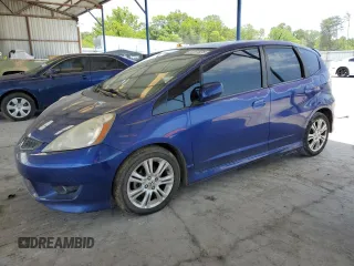 2010 Honda Fit Sport with VIN JHMGE8H40AS010327, listed as a Copart auction lot 57081625 with 221,866 mi miles and Salvage title. Bid and sale history available at DreamBid. Image 1.