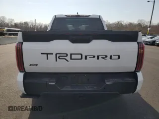 2024 Toyota Tundra TRD Pro Hybrid with VIN 5TFPC5DB7RX041471, listed as a Copart auction lot 48165595 with 23,317 mi miles and Clean title. Bid and sale history available at DreamBid. Image 6.