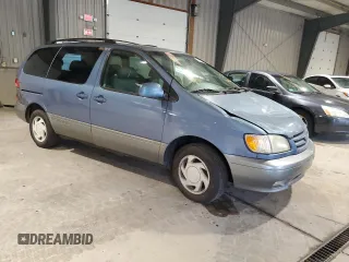 2002 Toyota Sienna LE with VIN 4T3ZF13C42U437712, listed as a Copart auction lot 64836245 with 151,693 mi miles and Salvage title. Bid and sale history available at DreamBid. Image 4.
