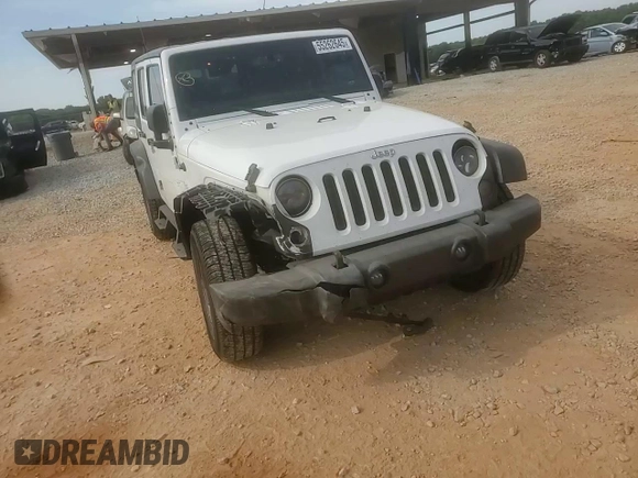2017 Jeep Wrangler Unlimited Sport with VIN 1C4BJWDG6HL709901, listed as a Copart auction lot 55262645 with 100,887 mi miles and Salvage title. Bid and sale history available at DreamBid. Image 15.