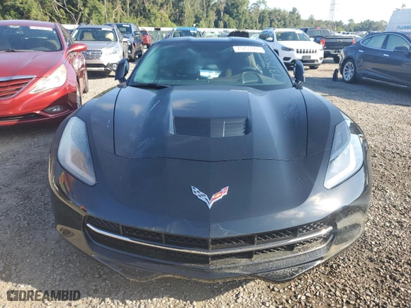 2014 Chevrolet Corvette Stingray Z51 3LT with VIN 1G1YL2D75E5114172, listed as a Copart auction lot 73755984 with 0 mi miles and Non Repairable. Bid and sale history available at carsss.com. Image 5.