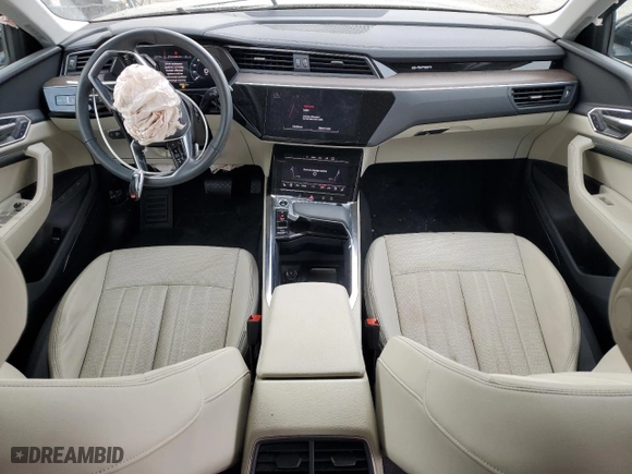 2024 Audi Q8 e-tron Premium Plus with VIN WA15AAGE3RB008258, listed as a Copart auction lot 78146344 with 12,264 mi miles and Salvage Title. Bid and sale history available at carsss.com. Image 8.