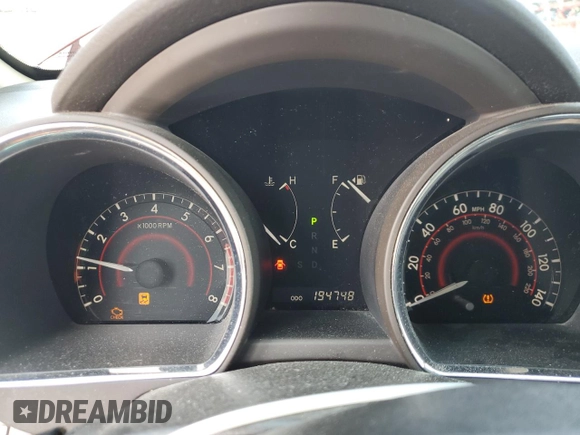 2010 Toyota Highlander with VIN 5TDBK3EH6AS008329, listed as a Copart auction lot 61506945 with 194,748 mi miles and Salvage title. Bid and sale history available at DreamBid. Image 9.