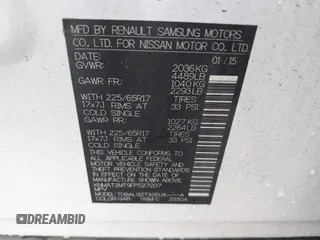 2015 Nissan Rogue S with VIN KNMAT2MT9FP527207, listed as a IAAI auction lot 41927365 with 139,876 mi miles and . Bid and sale history available at DreamBid. Image 9.