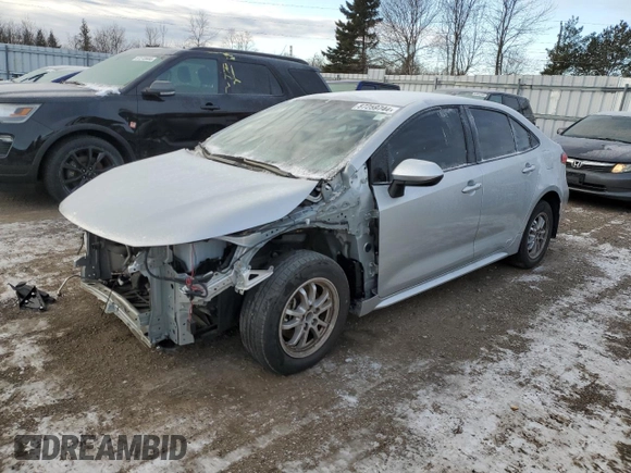 2023 Toyota Corolla Hybrid LE with VIN JTDBDMHE8P3004598, listed as a Copart auction lot 87259744 with 133,039 mi miles and Salvage Title. Bid and sale history available at carsss.com. Image 1.