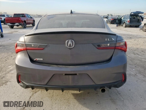 2021 Acura ILX w/Premium/A-SPEC Package with VIN 19UDE2F84MA001732, listed as a Copart auction lot 50497125 with 61,017 mi miles and Salvage Title. Bid and sale history available at carsss.com. Image 6.